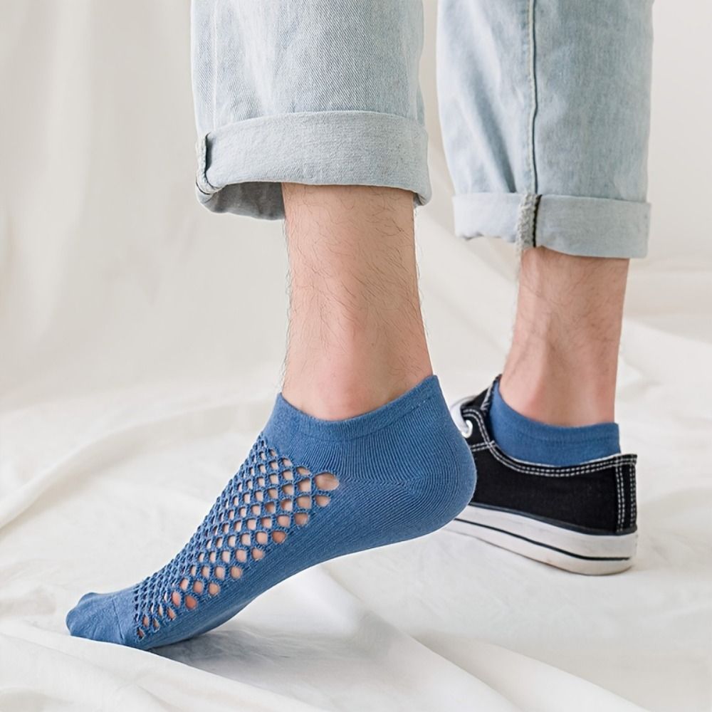 Ankle Sock Low Cut - Moda içi boş tasarım erkek çorapları
