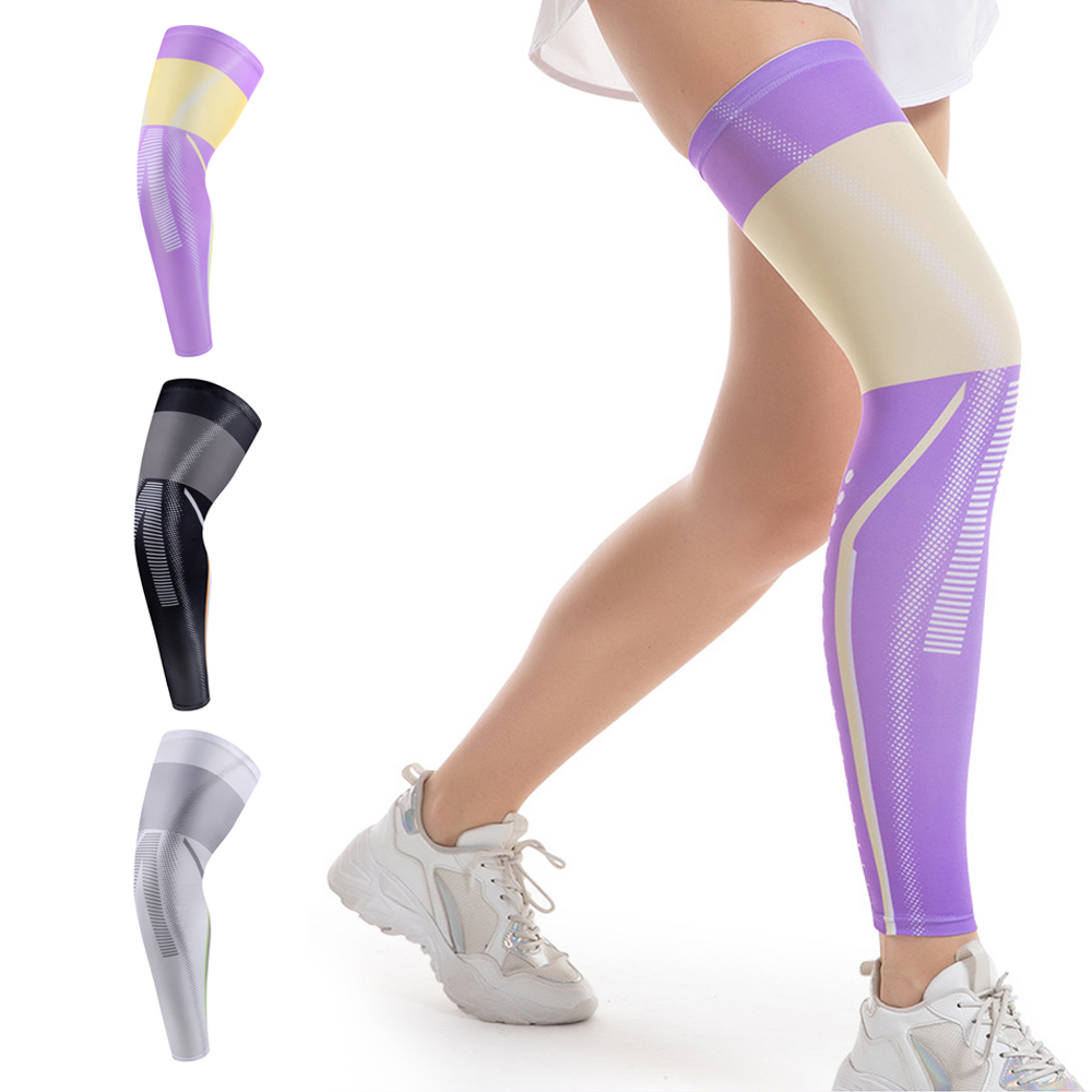 Compression Sleeve Calf - 1 adet tam bacak kompresyon kılıfları,