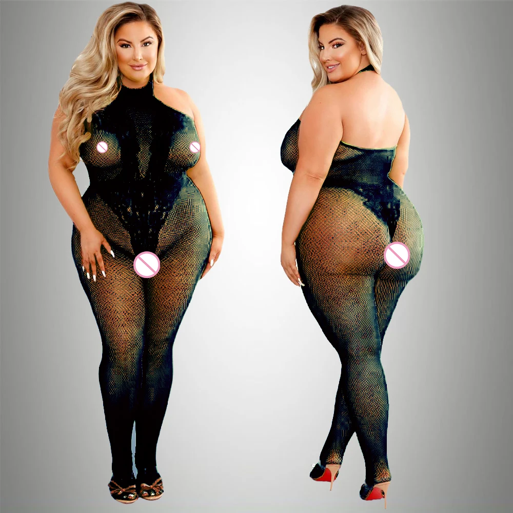 Fishnet Stocking Women - 2024 artı boyutu Bodystocking sıcak Bodysuits