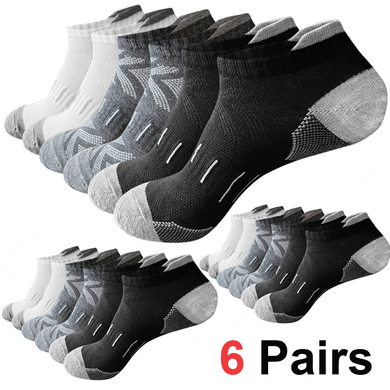 Ankle Sock Low Cut - 6 çift düşük kesimli yastıklı atletik