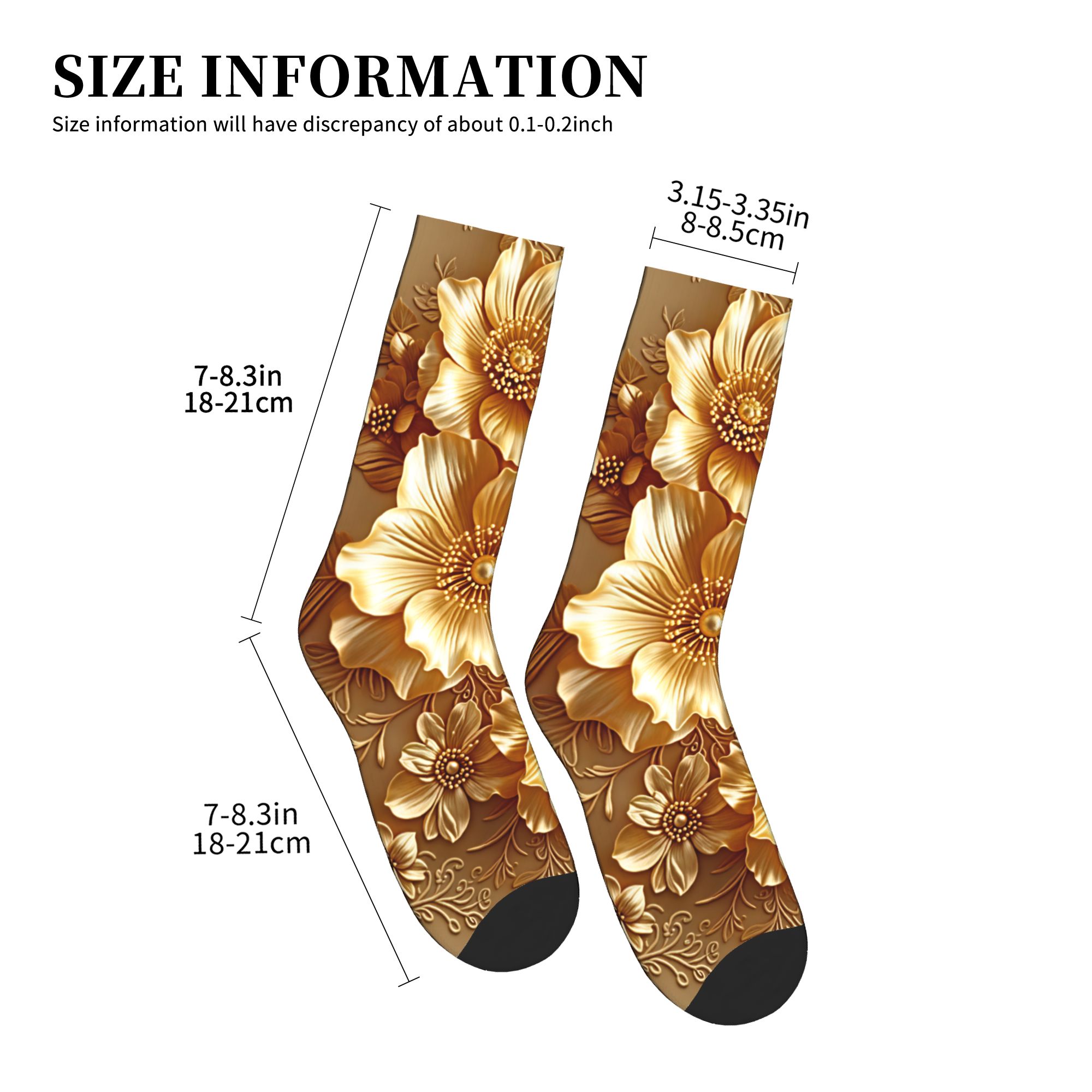 3D Kabartmalı Altın Çiçek Dese - Dress Sock Men incelemesi ve fiyatı