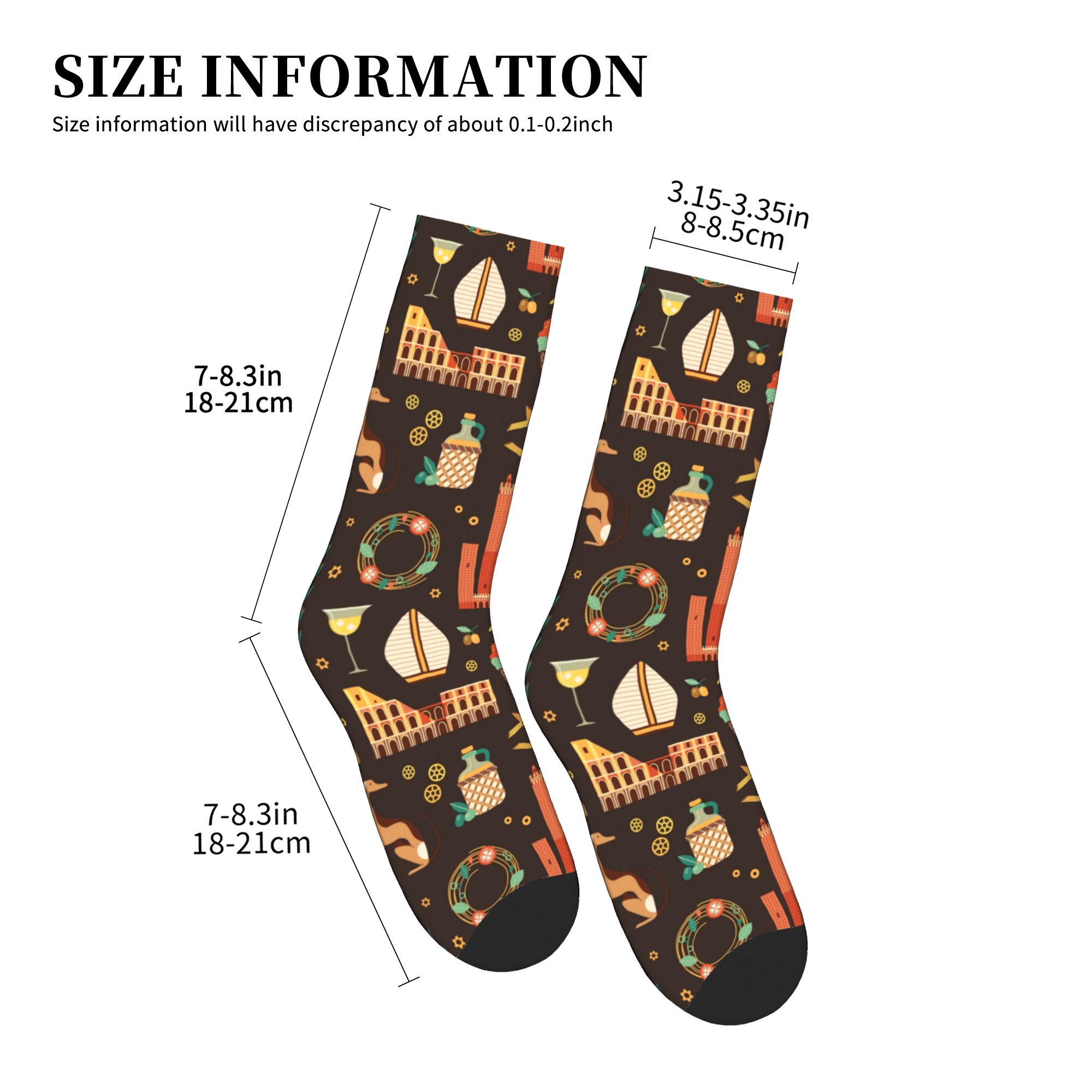 İtalya Seyahati İtalyan Yemekl - Dress Sock Men incelemesi ve fiyatı