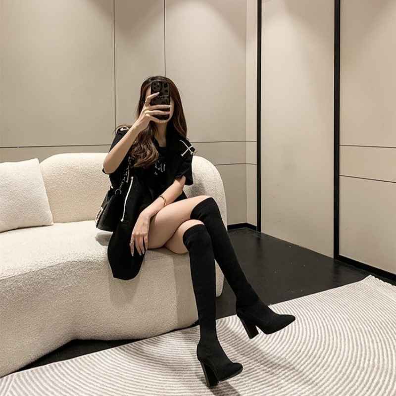 Kadınlar İçin Diz Üstü Çizmele - Knee High Sock Women incelemesi ve fiyatı