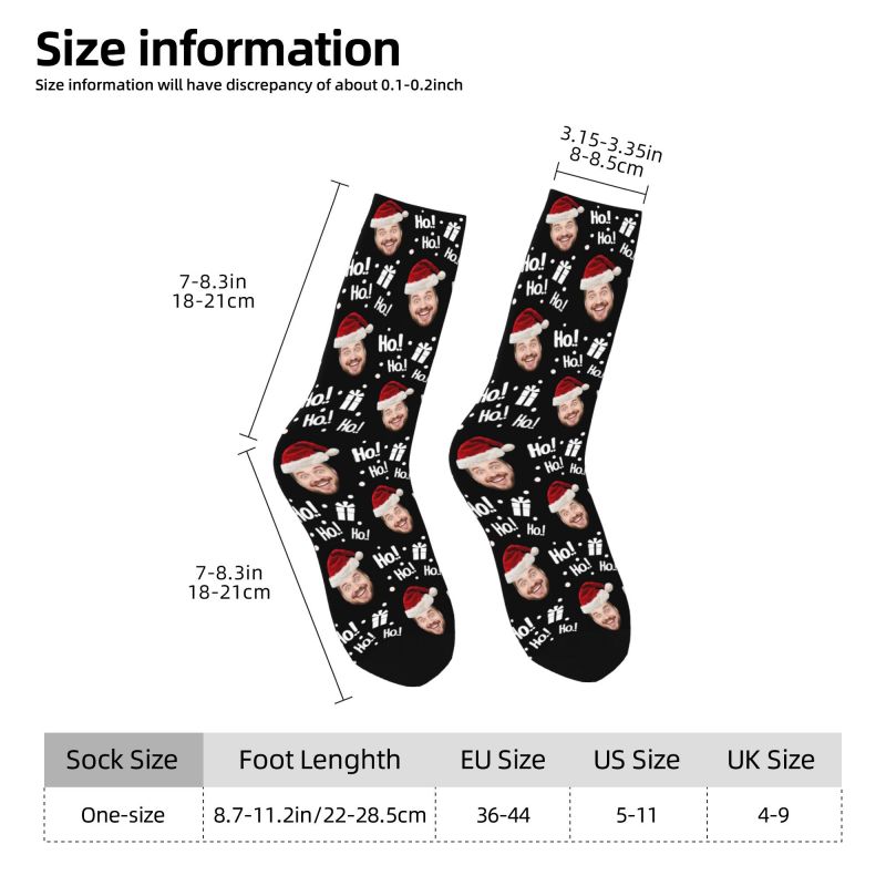 Noel Yüzü Fotoğraf Kişiselleşt - Dress Sock Men incelemesi ve fiyatı